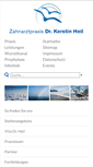 Mobile Screenshot of dr-heil.de